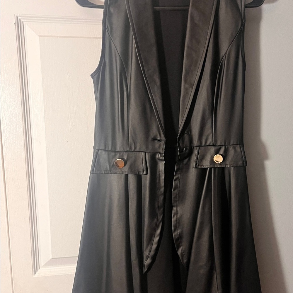Love Black Jacket with Red Accents